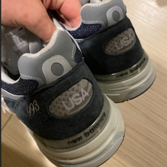 🆕 New Balance Made In Usa 993 KITH Navy - Picture 8 of 11